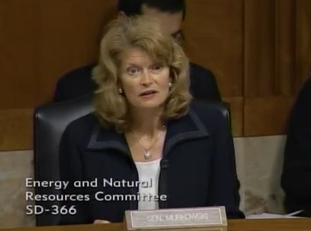 Sen. Murkowski speaks at the May 1, 2014 ENR Committee hearing on propane shortages.