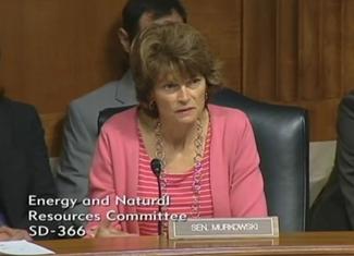 Sen. Murkowski questions Forest Service Chief Tom Tidwell at the 7/15/14 ENR hearing.