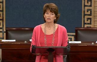 Sen. Murkowski speaks on the Senate floor about FERC nominees Norman Bay and Cheryl LaFleur.